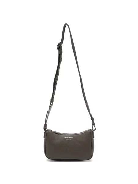 Kabelka Emporio Armani sivá