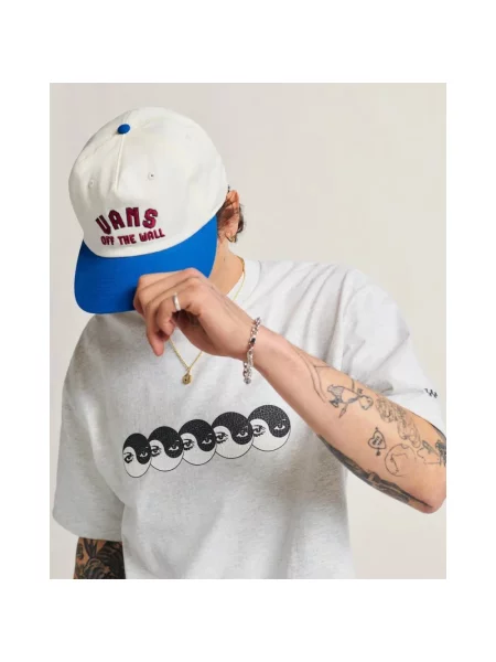 Czapka z daszkiem Vans retro biała