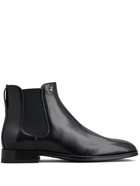 Cizme scurte Tod's din piele negru