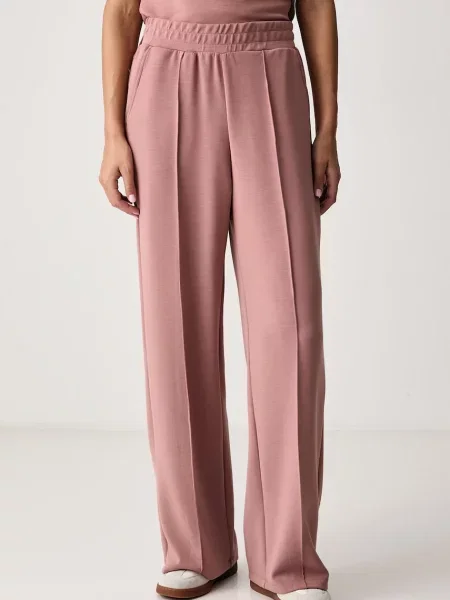 United Colors of Benetton pantaloni de trening pentru femei roz