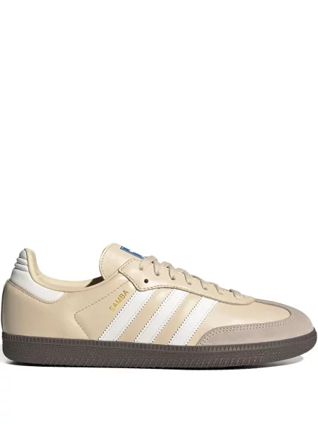 Sneakerși Adidas Samba din piele cu dungi