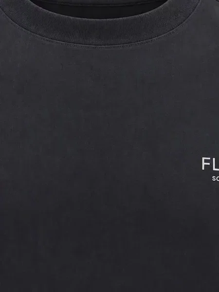 Tricou Flâneur cu imagine negru