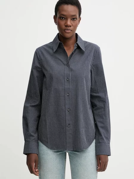 Miss Sixty cămașă din cu guler clasic regular albastru