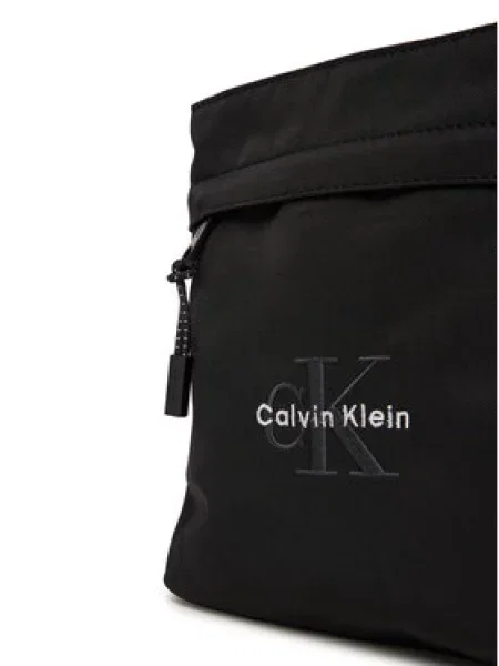 Calvin Klein Ľadvinka Bold Flatpack Béžová čierna