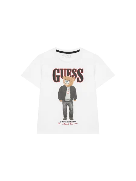 Guess Marškinėliai Regular Fit balta