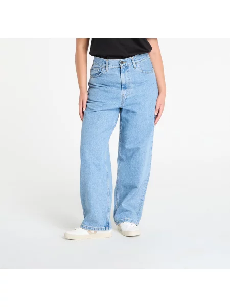 Blugi Carhartt WIP W Brandon Pant Blue Stone Bleached XS albastru