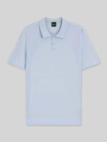 Koszulka polo z detal z logo Boss Green