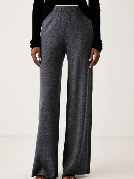 Pinko pantaloni de trening pentru femei din lână gri