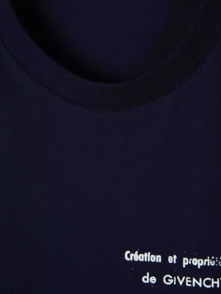 Tricou Givenchy cu imagine albastru