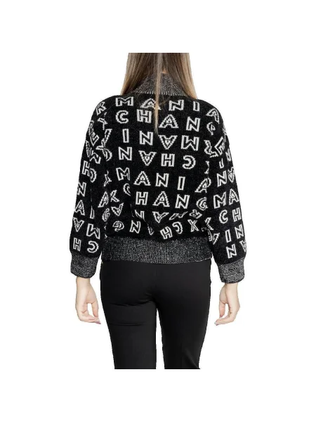 Pulover Armani cu guler înalt negru
