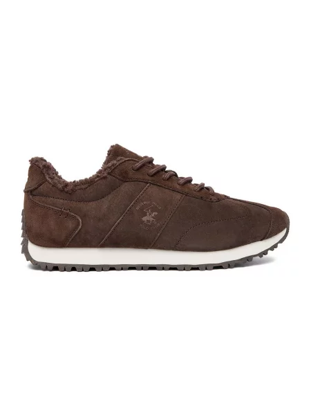 Sneakersy Beverly Hills Polo Club brązowe