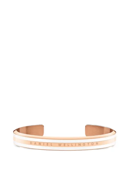 Brăţară Daniel Wellington cu dungi cu autograf roz
