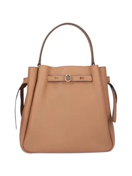 Geantă shopper Tory Burch din piele cu autograf