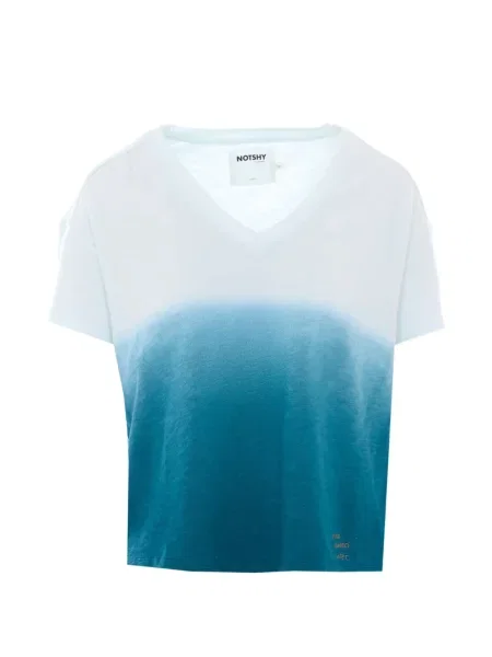 Tricou Not Shy cu broderie alb