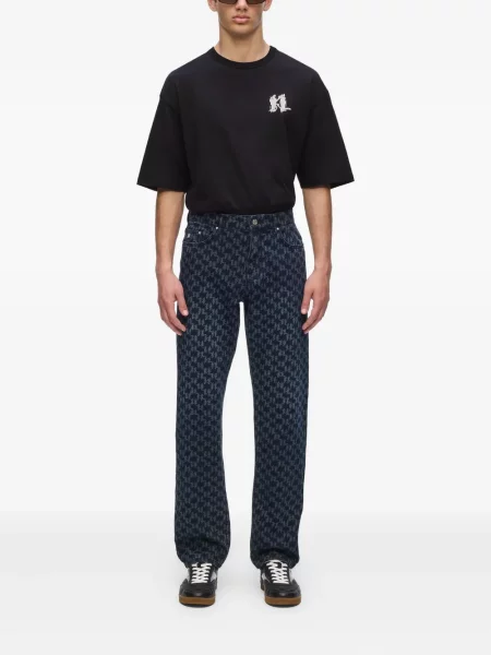 Tricou Karl Lagerfeld cu imagine negru