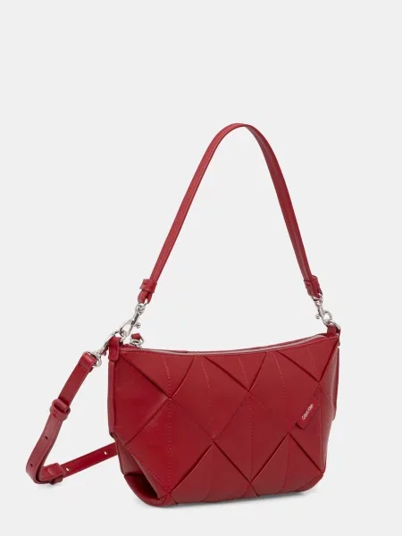 Calvin Klein crossbody kabelka dámska z imitácie kože červená