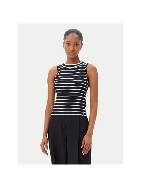 ARTIGLI Top Regular Fit črna