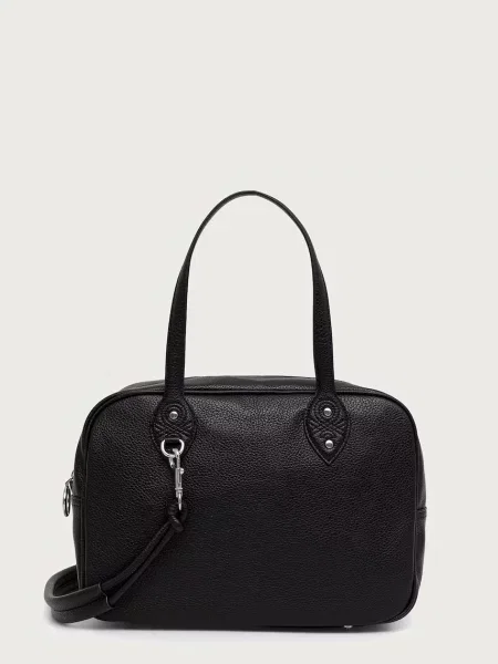 United Colors of Benetton geantă shopper pentru femei cu imitație de piele negru