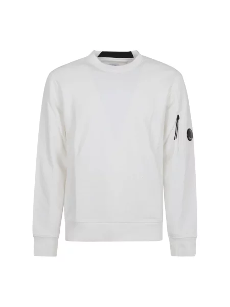 Bluza C.p. Company z okrągłym dekoltem biała