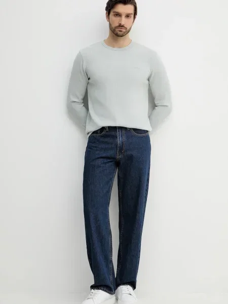 Лонгслив Boss Orange оранжевый