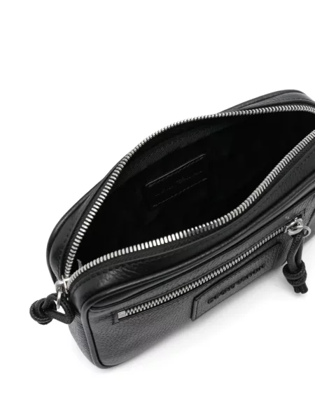 Geantă Emporio Armani din piele negru