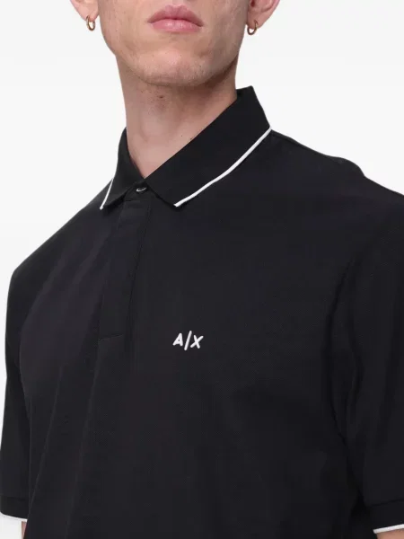 Polo Armani Exchange μαύρο
