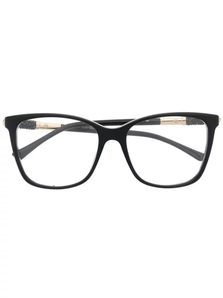Ochelari de soare pătrați Jimmy Choo Eyewear negru