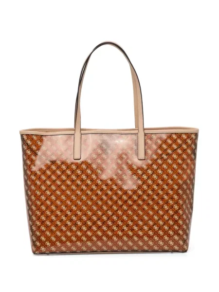Geantă shopper Guess maro