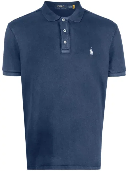 Kožená puntíkatá kšiltovka Polo Ralph Lauren s výšivkou oranžová