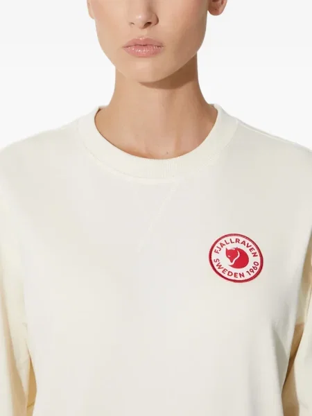 Hanorac Fjallraven cu autograf alb
