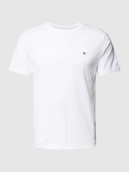 Gant T-Shirt Shield biały
