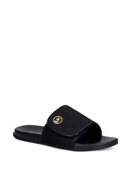 Klapki dziecięce Michael Kors czarne