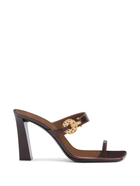 Chiloți tanga Giuseppe Zanotti din piele maro
