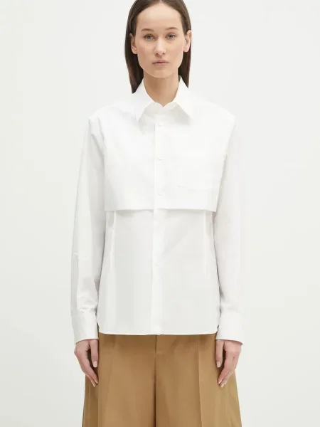 Undercover camasa din Shirt femei cu guler clasic regular alb