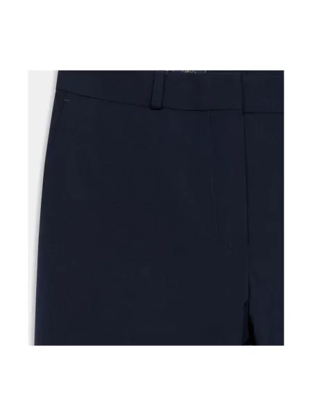 Spodnie Brooks Brothers wełniane niebieskie