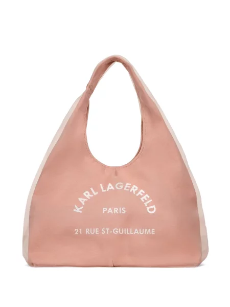Geantă shopper Karl Lagerfeld roz