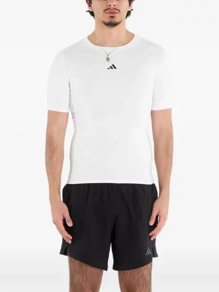 Tricou Adidas cu bretele cu șireturi din dantelă negru