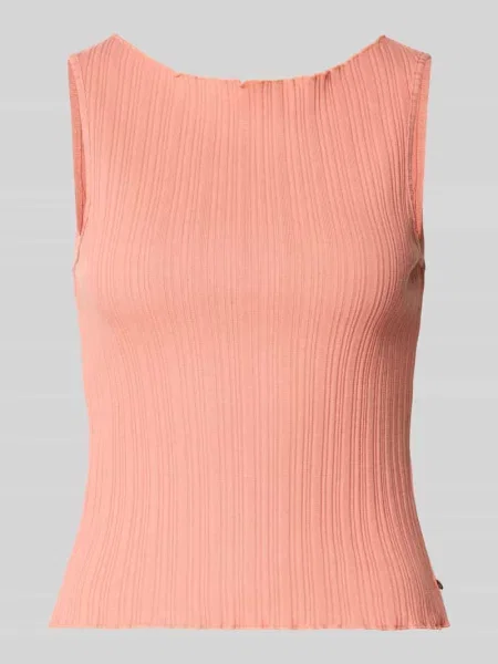 Dzianinowy top Scotch & Soda z okrągłym dekoltem