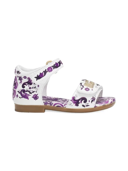 Sandały dziecięce Dolce And Gabbana białe