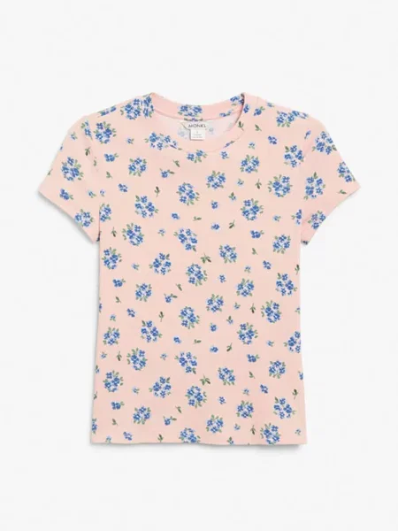 Футболка Monki розовая