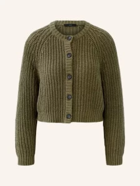Oui Kardigan gruen