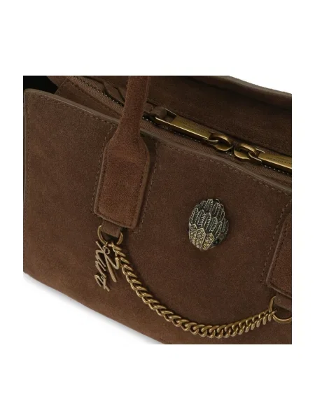 Kurt Geiger Geantă pe umăr Sloane | piele întoarsă maro