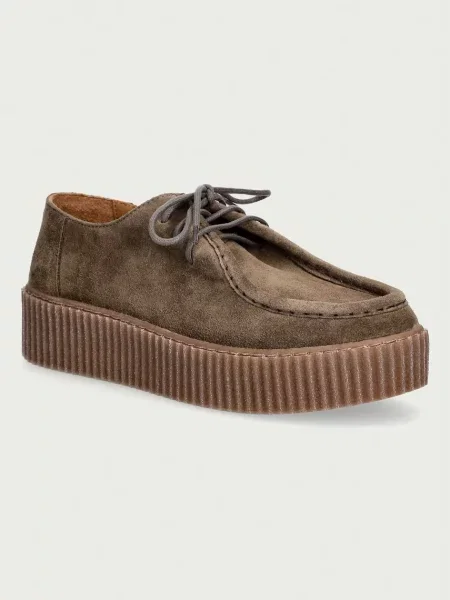 Weekend Max Mara pantofi pentru femei din piele întoarsă maro