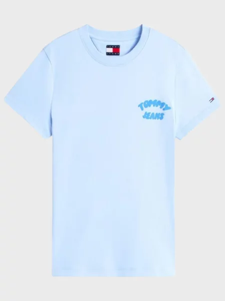 Футболка Tommy Jeans блакитна