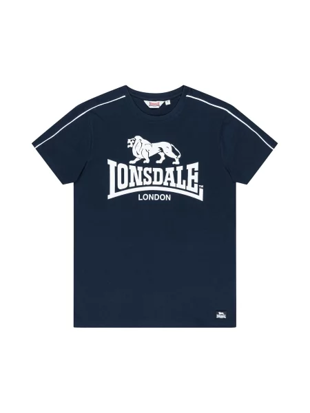 Lonsdale London Majica Ruislip mornarska bela