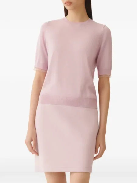 Tricou Fabiana Filippi scurt roz
