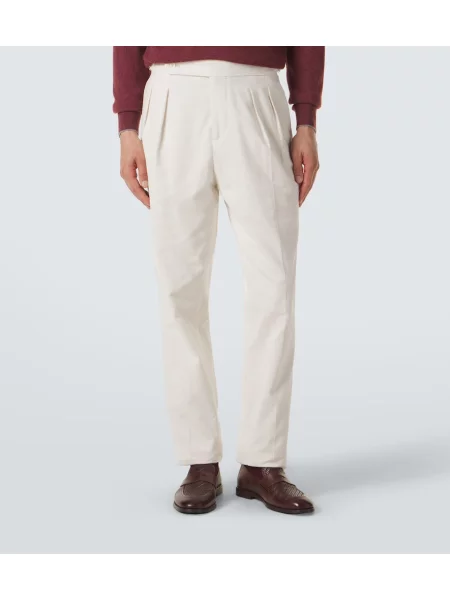 Pantaloni Brunello Cucinelli alb
