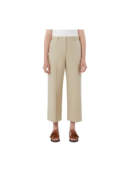 Spodnie Weekend Max Mara beżowe
