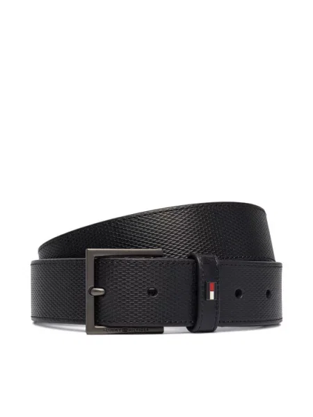 Tommy Hilfiger Curea Flag Monogram negru