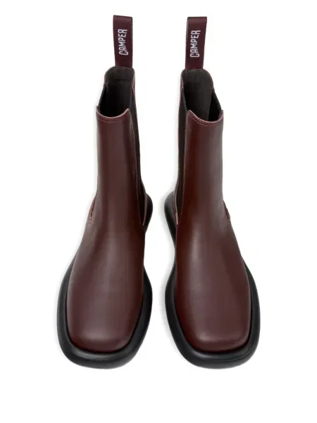 Botine Camper cu platformă roșu